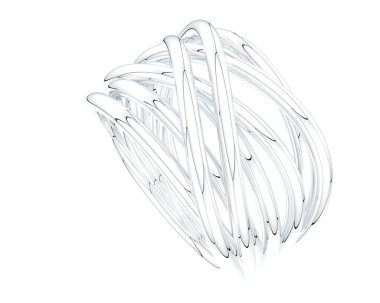 Güzel nişan yüzüğü arka planda izole edildi. 