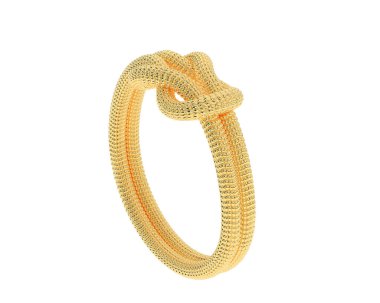 Güzel nişan yüzüğü arka planda izole edildi. 