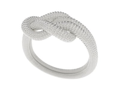 Güzel nişan yüzüğü arka planda izole edildi. 