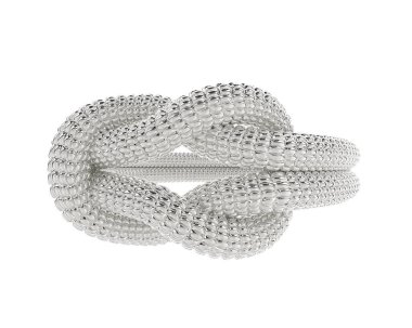 Güzel nişan yüzüğü arka planda izole edildi. 