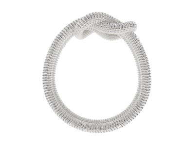 Güzel nişan yüzüğü arka planda izole edildi. 