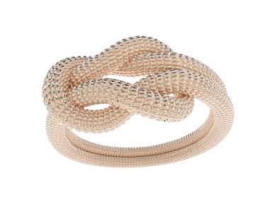 Güzel nişan yüzüğü arka planda izole edildi. 