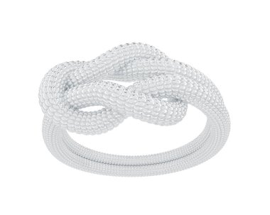 Güzel nişan yüzüğü arka planda izole edildi. 