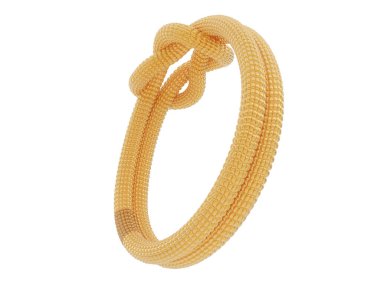 Güzel nişan yüzüğü arka planda izole edildi. 