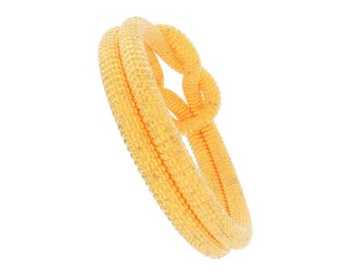 Güzel nişan yüzüğü arka planda izole edildi. 