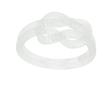 Güzel nişan yüzüğü arka planda izole edildi. 