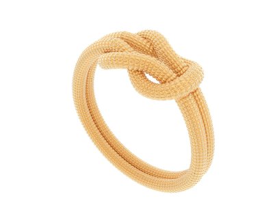 Güzel nişan yüzüğü arka planda izole edildi. 