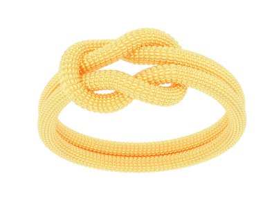 Güzel nişan yüzüğü arka planda izole edildi. 