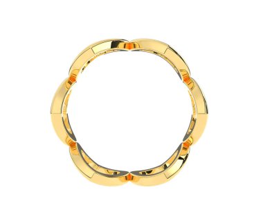 Arka planda izole edilmiş güzel halka. 