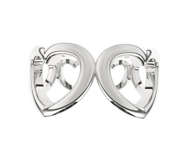 Arka planda izole edilmiş güzel halka. 