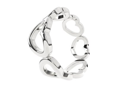 Arka planda izole edilmiş güzel halka. 