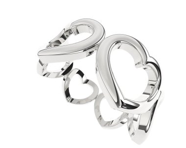 Arka planda izole edilmiş güzel halka. 