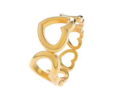 Arka planda izole edilmiş güzel halka. 