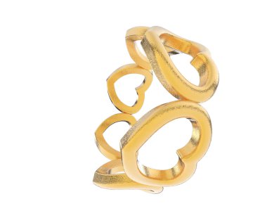 Arka planda izole edilmiş güzel halka. 