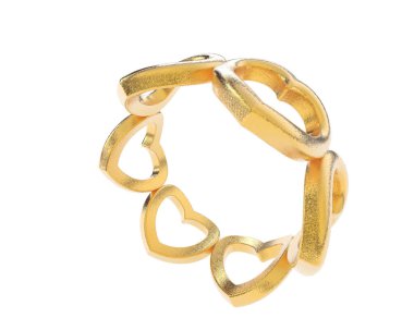 Arka planda izole edilmiş güzel halka. 