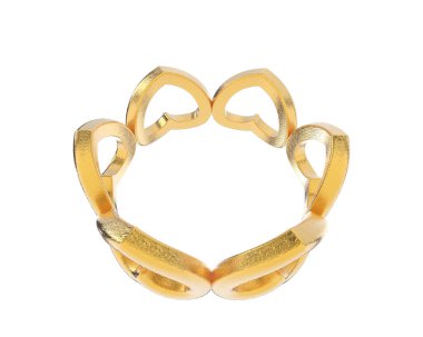 Arka planda izole edilmiş güzel halka. 