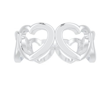 Arka planda izole edilmiş güzel halka. 