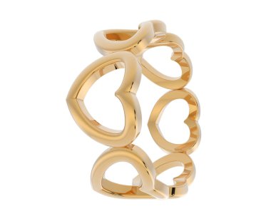 Arka planda izole edilmiş güzel halka. 