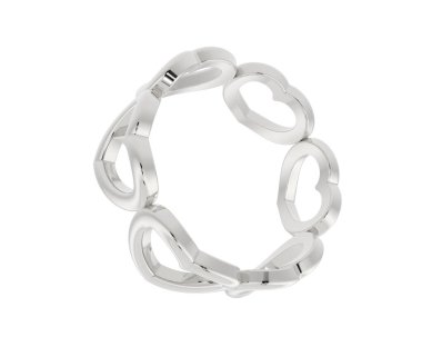 Arka planda izole edilmiş güzel halka. 