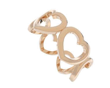 Arka planda izole edilmiş güzel halka. 