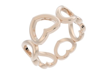 Arka planda izole edilmiş güzel halka. 