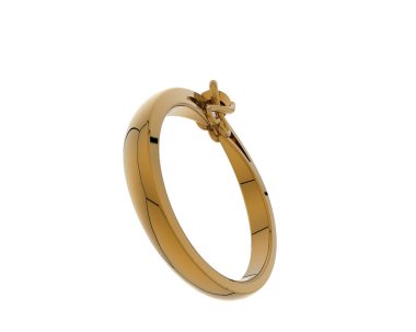 Güzel nişan yüzüğü arka planda izole edildi. 