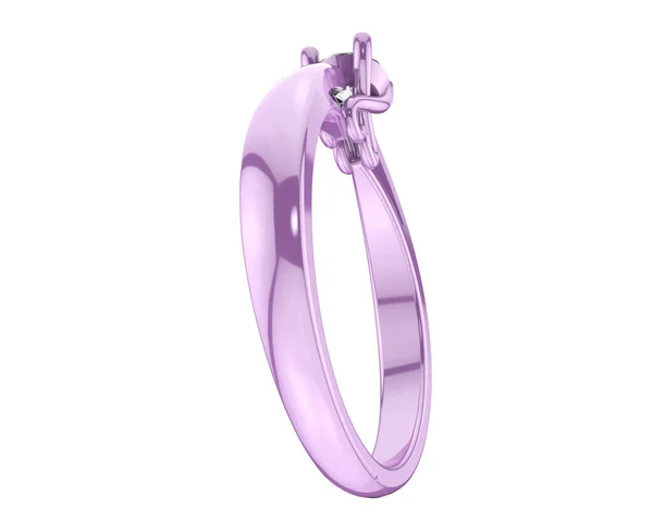 Beautiful Engagement Ring Isolated Background — Stock Photo, Image