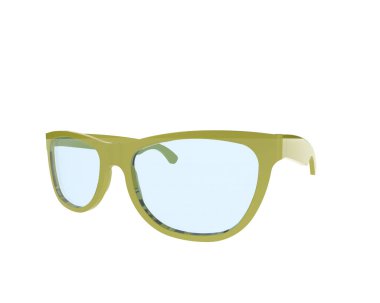 Güneş gözlükleri arka planda izole. 3d görüntüleme - illüstrasyon