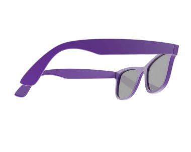 Güneş gözlükleri arka planda izole. 3d görüntüleme - illüstrasyon