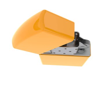 Arka planda daha aydınlık. 3d görüntüleme - illüstrasyon