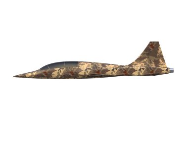 beyaz arkaplanda izole edilmiş düzlem 