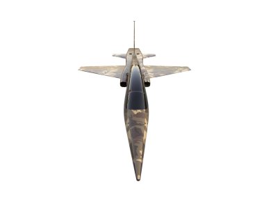 beyaz arkaplanda izole edilmiş düzlem 