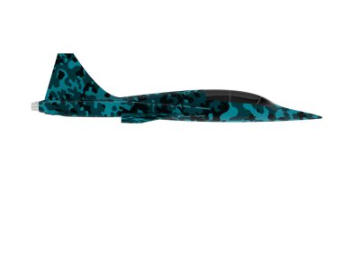 beyaz arkaplanda izole edilmiş düzlem 