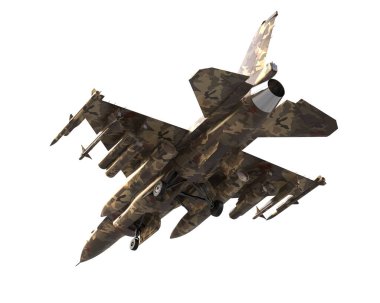 beyaz arkaplanda izole edilmiş düzlem 