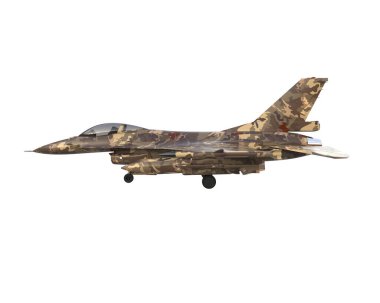 beyaz arkaplanda izole edilmiş düzlem 