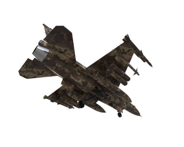 beyaz arkaplanda izole edilmiş düzlem 