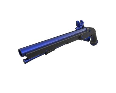 İngiliz çakmağı beyaz arka planda izole edilmiş. 3d görüntüleme - illüstrasyon