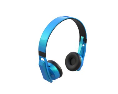 Beyaz arkaplanda izole kulaklıklar 