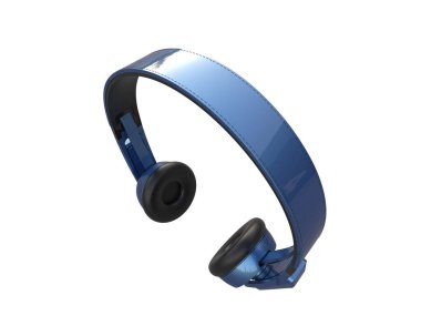 Beyaz arkaplanda izole kulaklıklar 