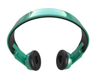 Beyaz arkaplanda izole kulaklıklar 