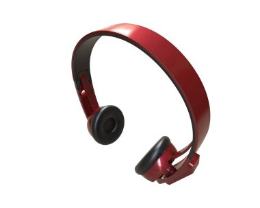 Beyaz arkaplanda izole kulaklıklar 