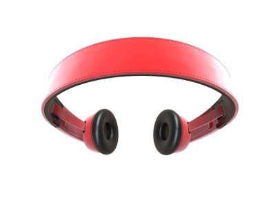 Beyaz arkaplanda izole kulaklıklar 