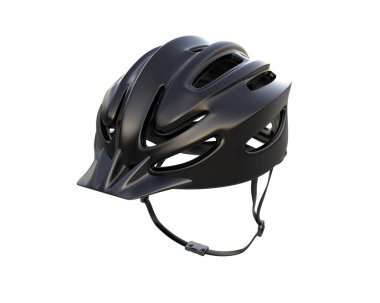 Bisiklet kaskı beyaz üzerine izole 