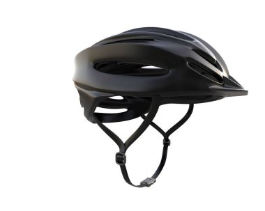 Bisiklet kaskı beyaz üzerine izole 