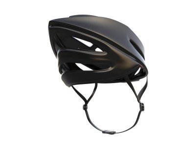 Bisiklet kaskı beyaz üzerine izole 