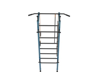 Beyaz arka planda spor aletleri