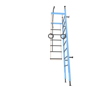 Beyaz arka planda spor aletleri