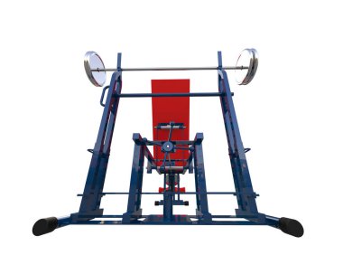 Beyaz arka planda spor aletleri