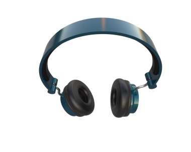 Beyaz arkaplanda izole kulaklıklar 