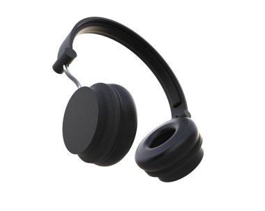 Beyaz arkaplanda izole kulaklıklar 